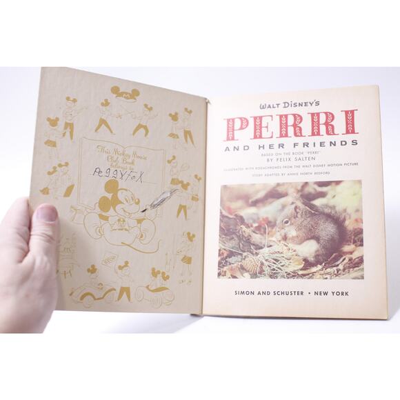 Walt Disney, Perri And Her Friends, Picture Book, Mickey Mouse, ~ 250407-WH 166 - Picture 2 of 4